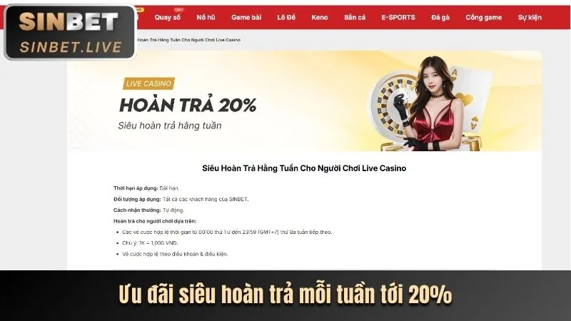 Hoàn trả cao hơn one88o VIP